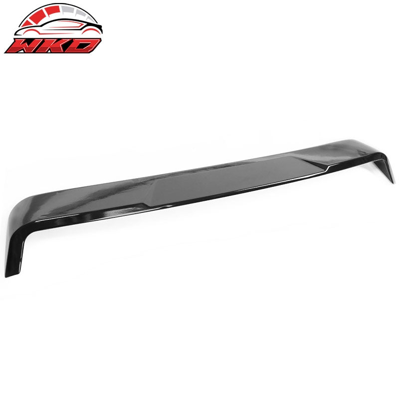 Fits 20-26 Toyota Corolla Sedan Gloss Black Roof Spoiler Wing IKON Style