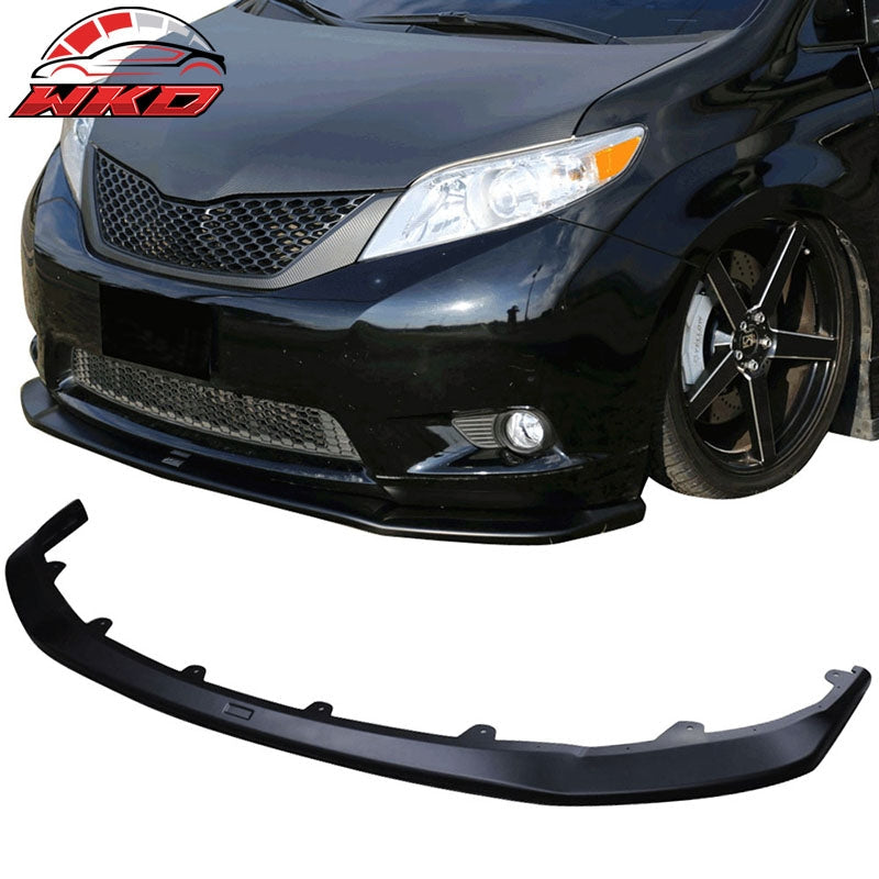 Wholesale 11-15 Toyota Sienna XL30 LE Only Front Bumper Lip ABS Spoiler Chin BodyKit