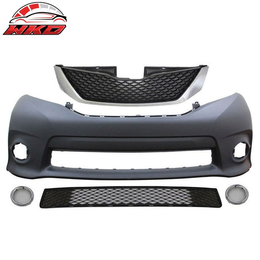 Wholesale 11-17 Sienna SE PP Front Bumper Cover Guard Conversion & Reflector