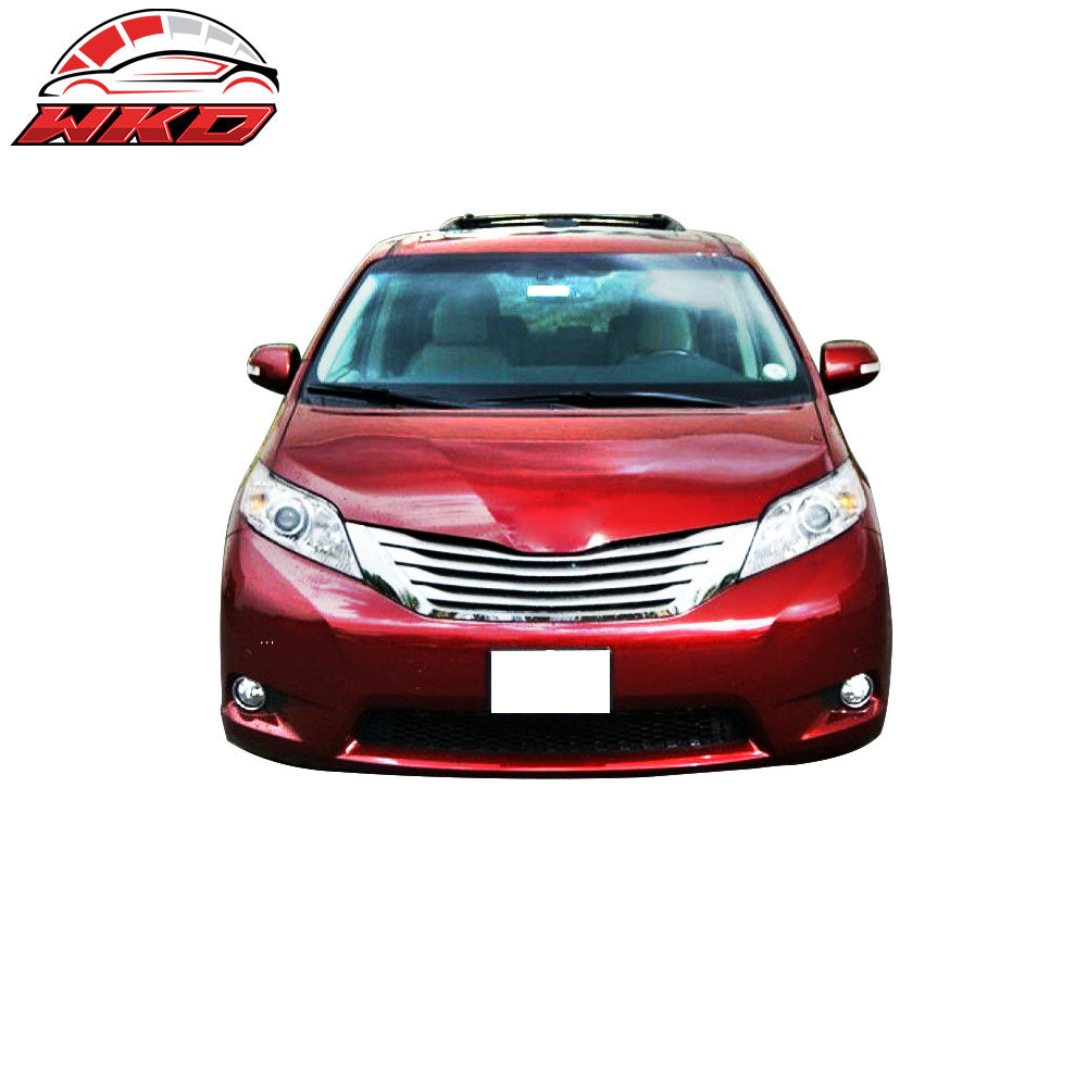 Fits 11-17 Toyota Sienna Front Bumper Fog Lights Driving Lamps + Switch+ Bulb