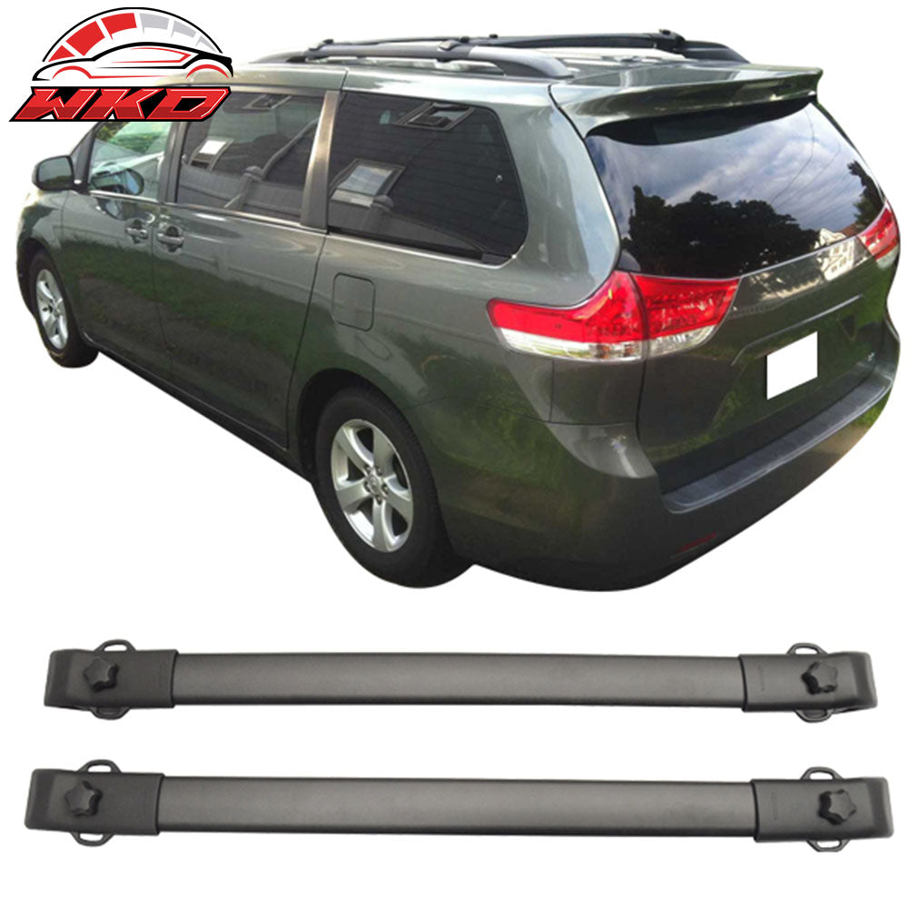 Fits 11-20 Sienna OE Roof Rack Cross Bars Luggage Carrier Bar Pair Set Kit 2PCS