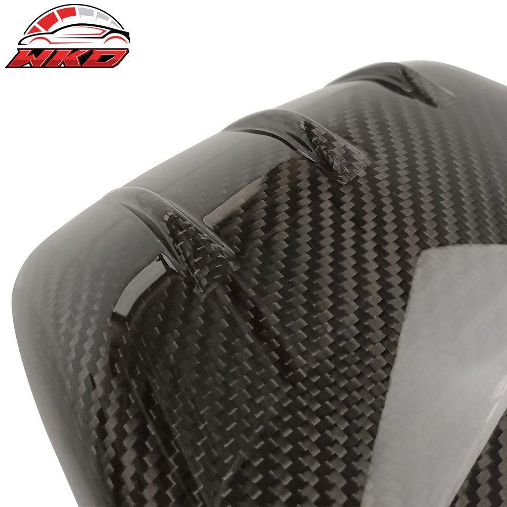 Fits 20-25 Toyota GR Supra A90 A91 D Style Carbon Fiber CF Side Mirror Covers