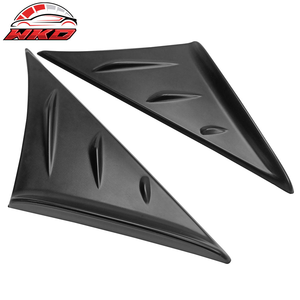 Fits 20-25 Toyota GR Supra A90 A91 Matte Black Side Window Louvers Scoop Cover
