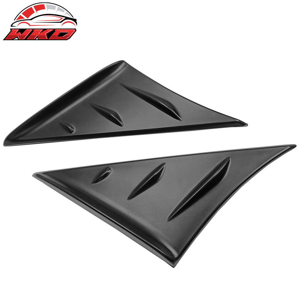 Fits 20-25 Toyota GR Supra A90 A91 Matte Black Side Window Louvers Scoop Cover