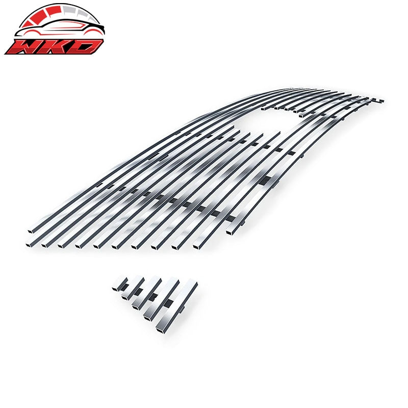Fits 05-11 Toyota Tacoma Billet Chrome Front Upper Grille Cover Stainless Steel