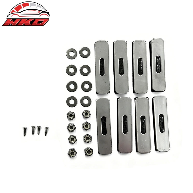 Fits 05-11 Toyota Tacoma Billet Chrome Front Upper Grille Cover Stainless Steel