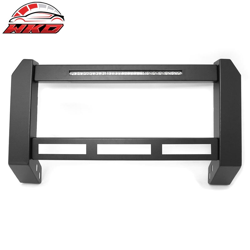 Fits 05-15 Toyota Tacoma Bull Bar Front Brush Bumper Grille Guard W/LED Light