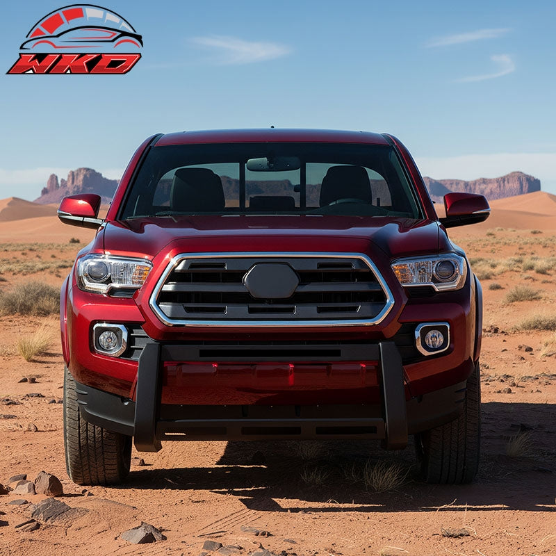 Fits 16-23 Toyota Tacoma Bull Bar Front Brush Push Bumper Grille Guard Protector