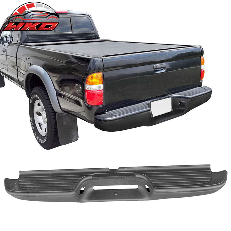 Fits 95-04 Toyota Tacoma Unpainted Rear Step Bumper - Steel