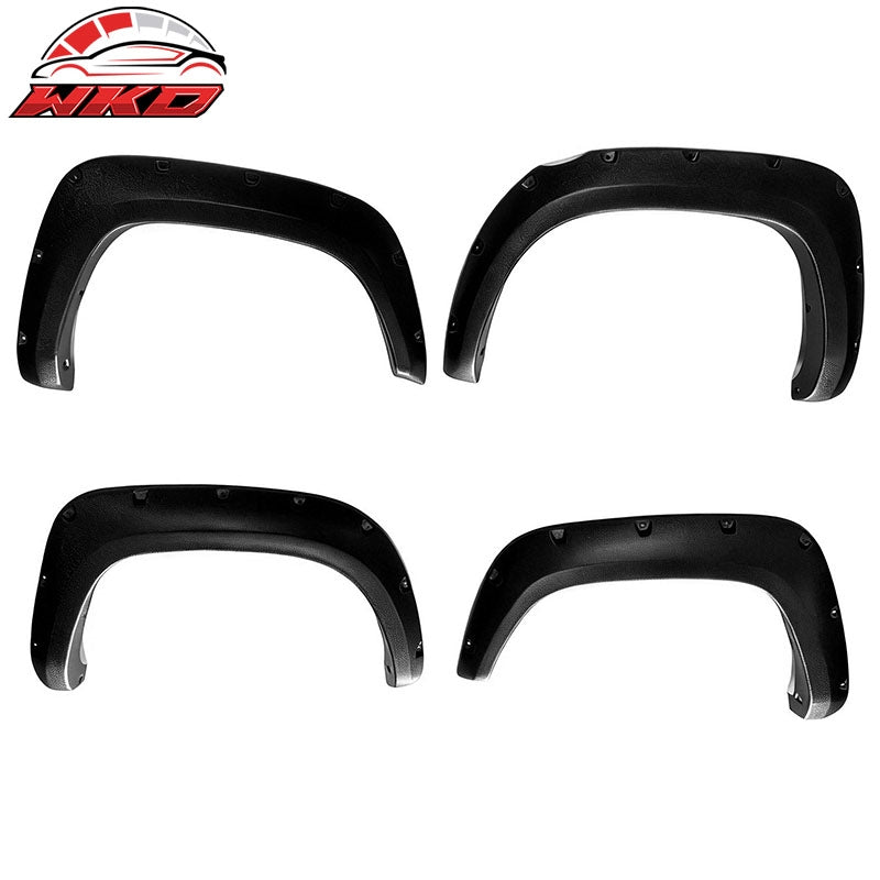 Wholesale 2016-2023 Toyota Tacoma Pocket Rivet Bolt ABS Fender Flares Cover Black