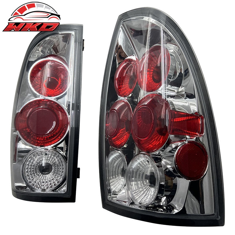 Fits 2005-2015 Toyota Tacoma Rear Tail Lights LH RH Black Housing Parking Lamps