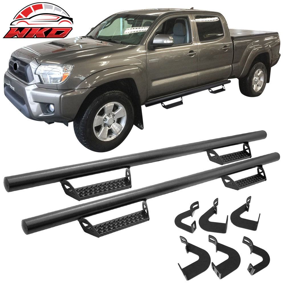 Fits 05-22 Toyota Tacoma Double Cab BCT Style Side Step Bars