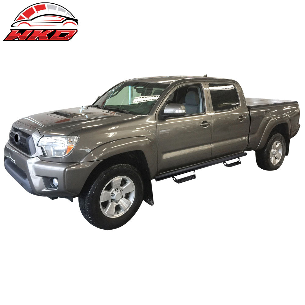 Fits 05-22 Toyota Tacoma Double Cab BCT Style Side Step Bars