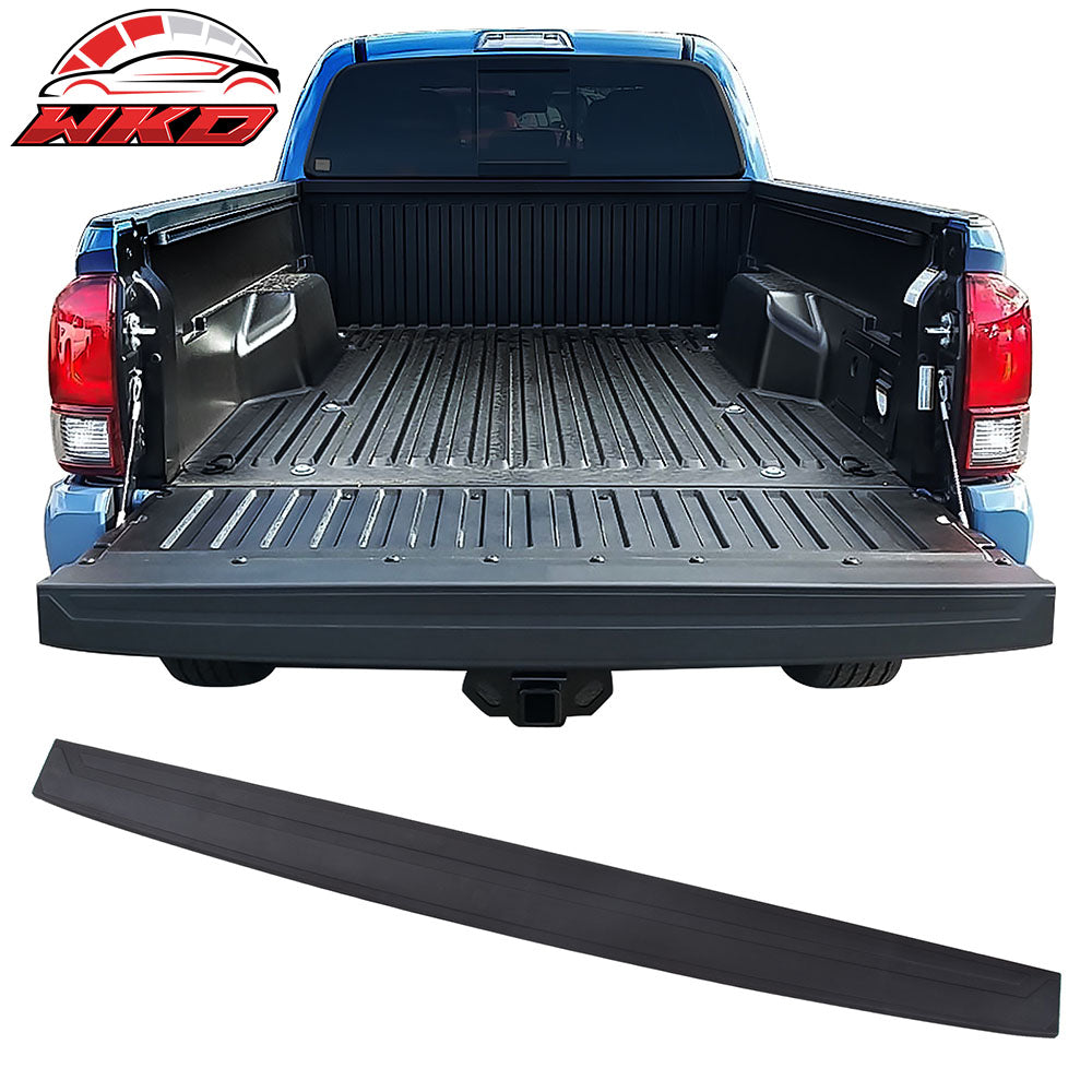 Fits 16-23 Toyota Tacoma Tailgate Molding Trunk Protector Cover Matte Black PP