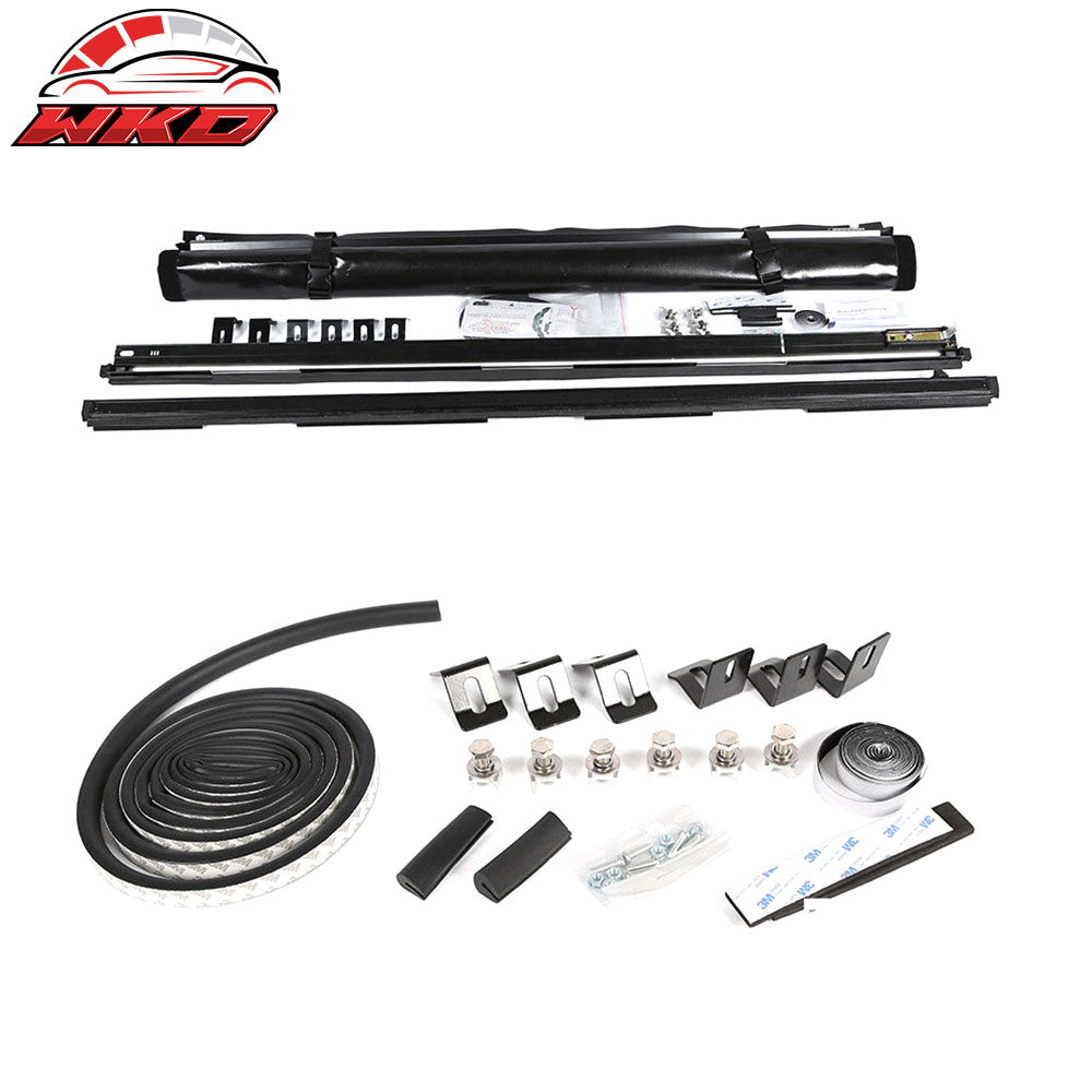 Fits 05-19 Nissan Frontier 6ft/72in Bed Black Vinyl Roll Up Tonneau Cover