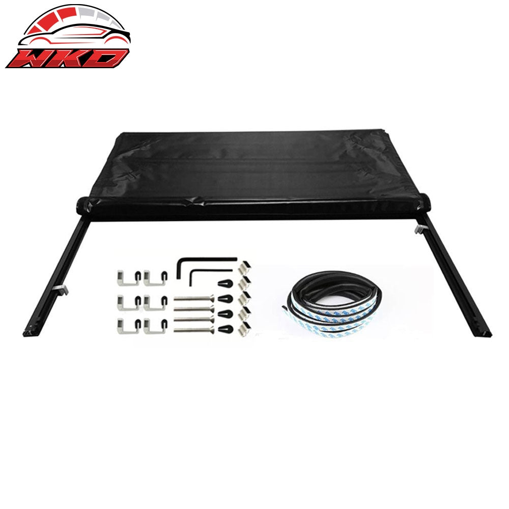 Wholesale 05-15 Toyota Tacoma Double Cab 5ft Short Bed Soft Roll Up Tonneau Cover