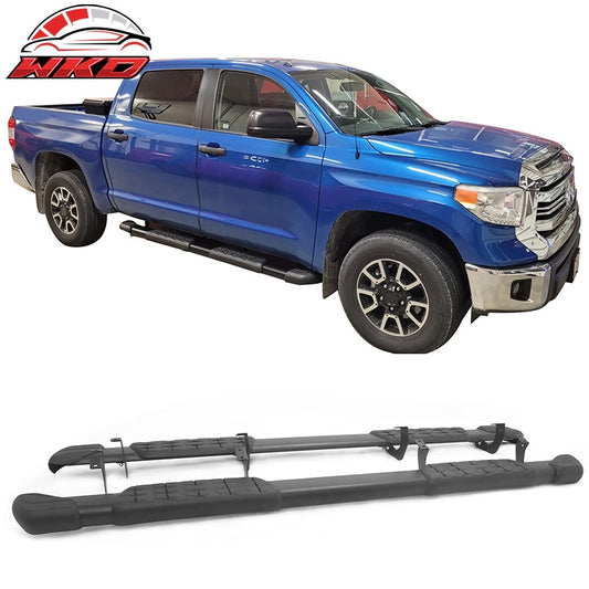 Wholesale 07-21 Toyota Tundra CrewMax Cab 5" OE Style Running Boards Side Step Bars - Wikond Auto