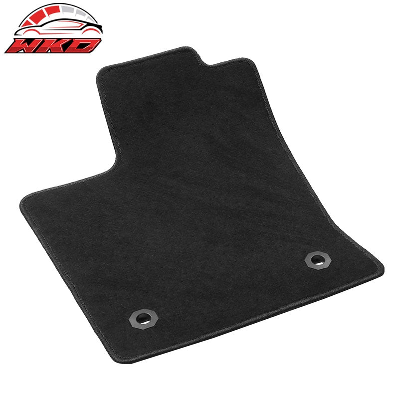 Fits 22-24 Toyota Tundra Crewmax Anti-Slip Floor Mats Carpet Nylon 4PCS - Black