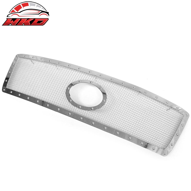 For 2010-2013 Toyota Tundra Mesh Style Front Grille Chrome Bolts Stainless Steel