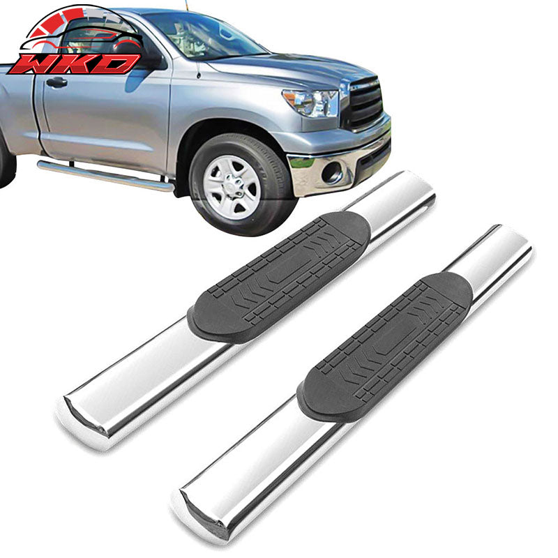 Fits 07-21 Toyota Tundra Regular Cab 5" Running Boards Side Step Nerf Bar 2PC