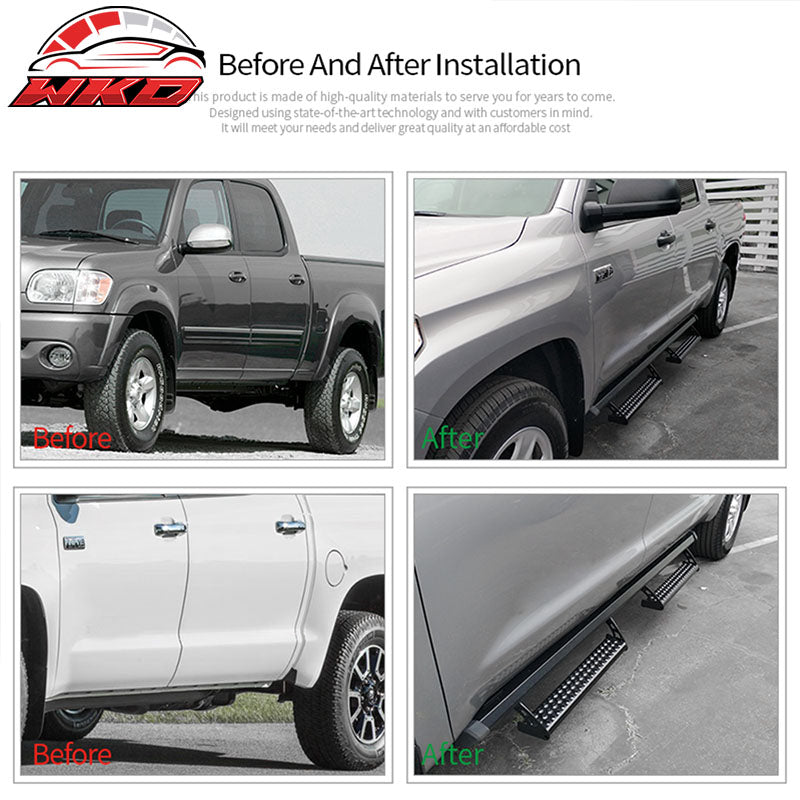 Fits 07-21 Toyota Tundra Double Cab Side Step Running Boards