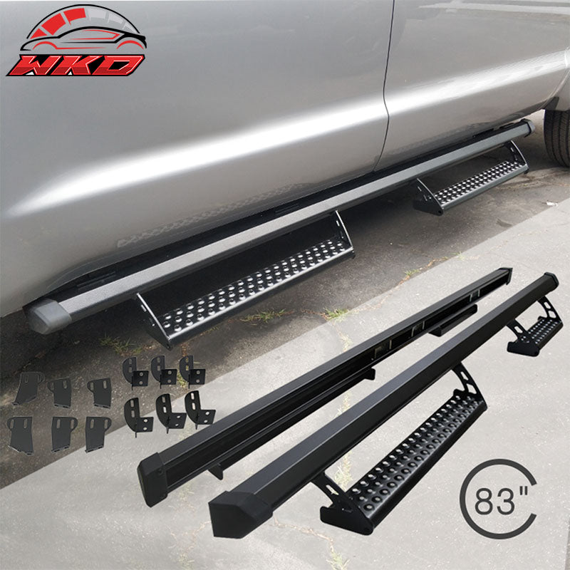 Fits 07-21 Toyota Tundra CrewMax Cab OE Style 2PCS Side Step Bars Running Boards