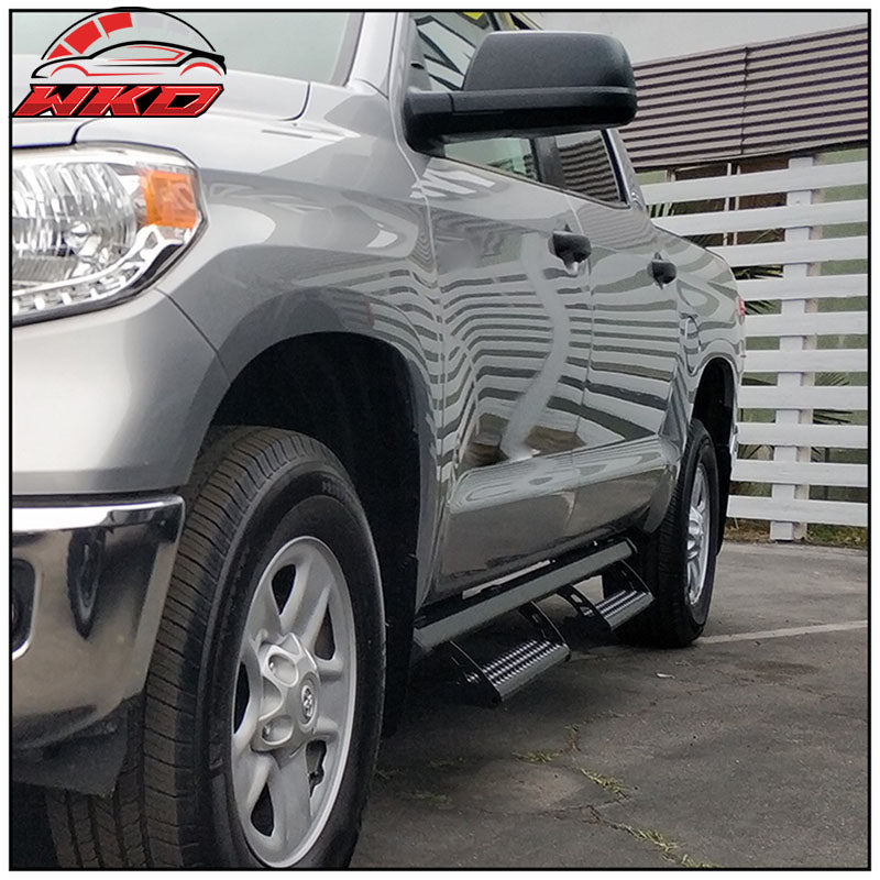 Fits 07-21 Toyota Tundra CrewMax Cab OE Style 2PCS Side Step Bars Running Boards