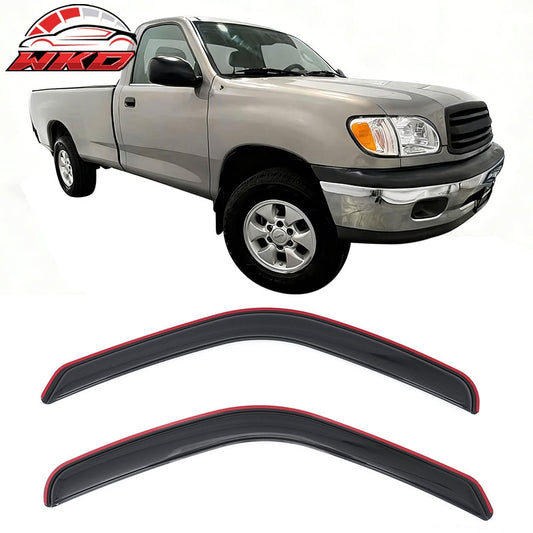 Wholesale 00-06 Toyota Tundra Standard Cab Window Visor In-Channel Sun Rain Guard 2PC - Wikond Auto