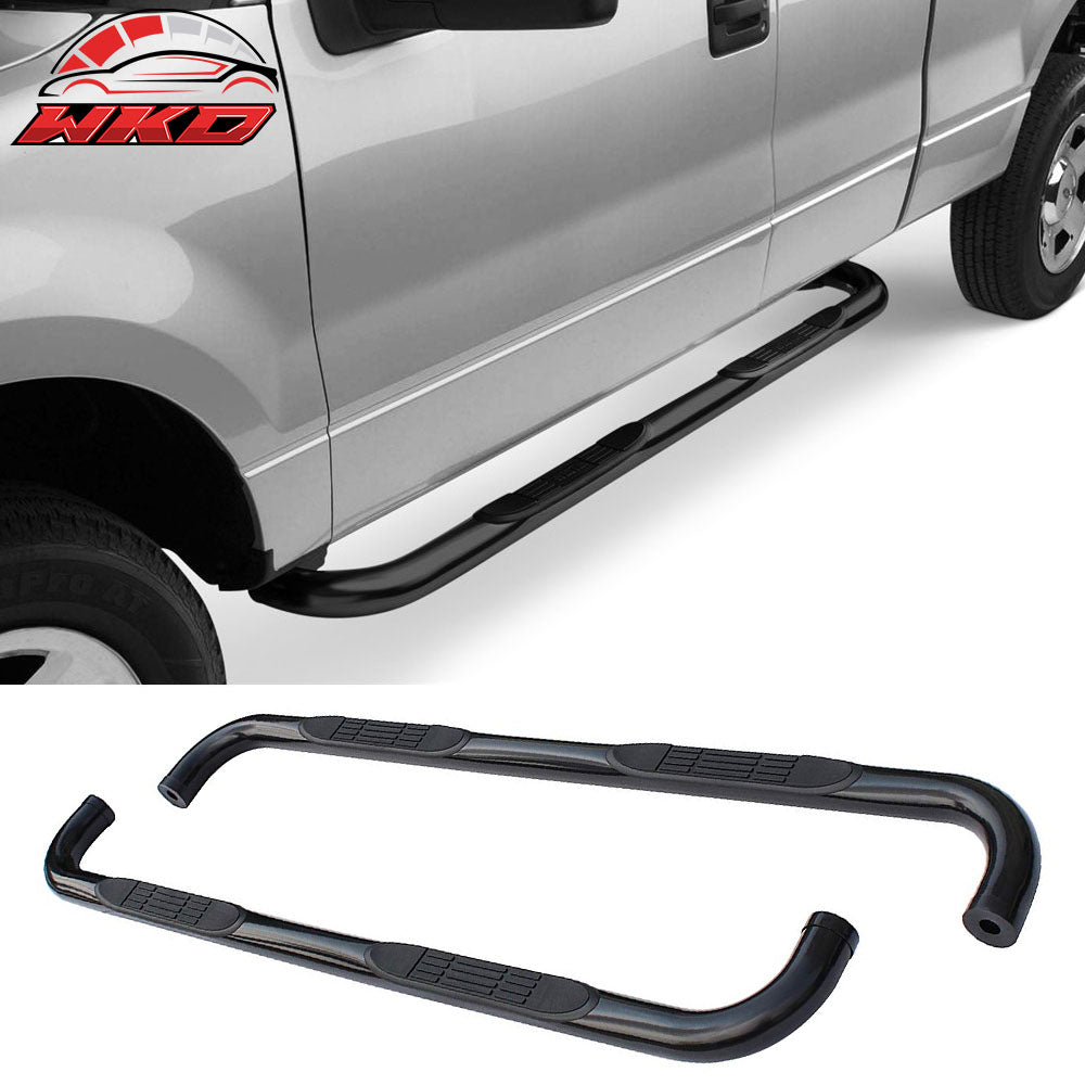 Fits 99-06 Toyota Tundra Extended Cab 3'' Black Side Step Nerf Bar Running Board