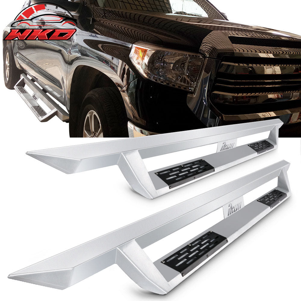 Fits 07-21 Toyota Tundra Crew Max IKON V1 Running Boards Nerf Bar