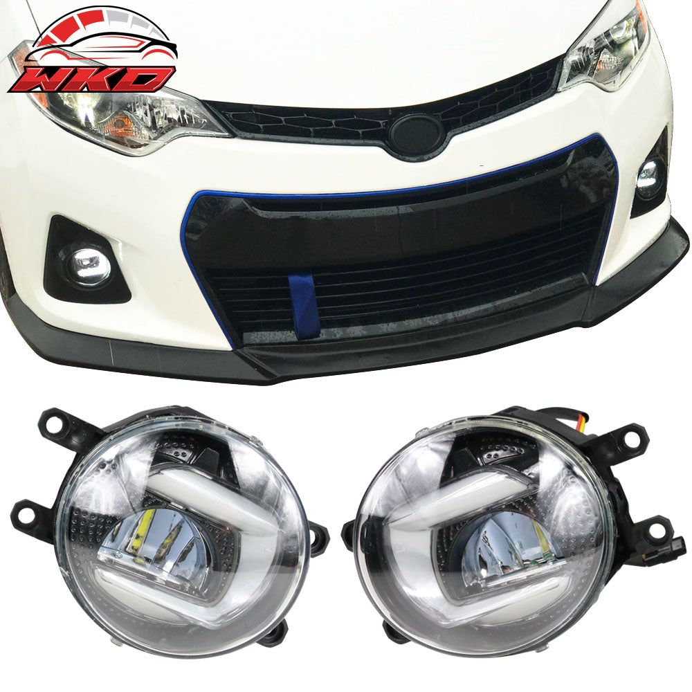Fits Toyota/Lexus/Scion Hi-Power LED Halo Projector Fog Lights Lamps