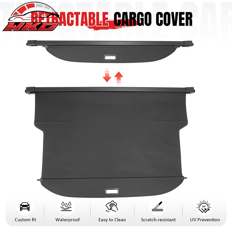 Wholesale 24-26 Traverse Acadia Enclave Carbon Fiber Texture Cargo Cover+Backrest Mat - Wikond Auto