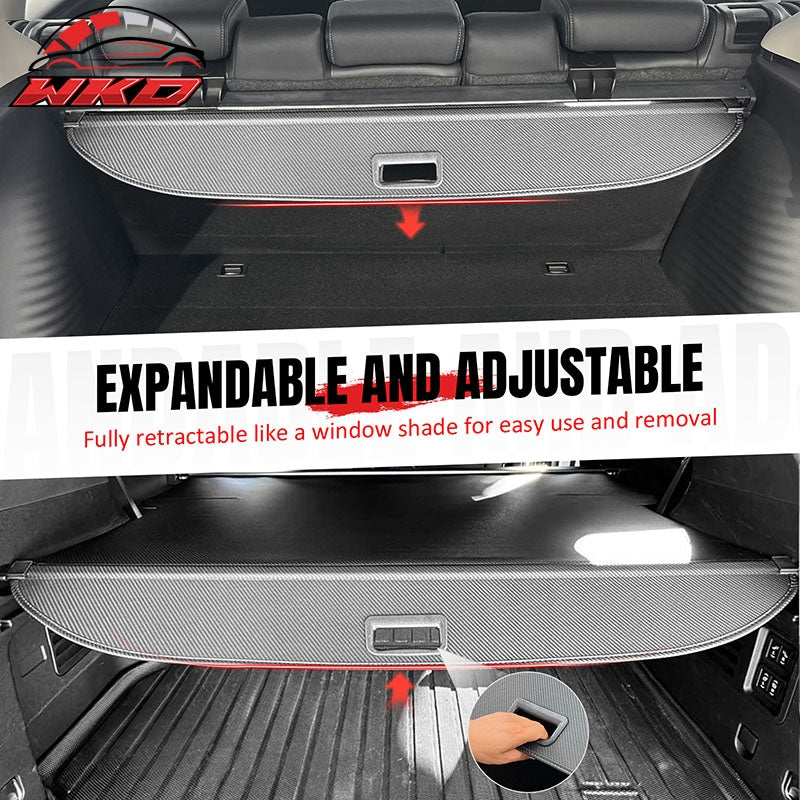 Wholesale 24-26 Traverse Acadia Enclave Carbon Fiber Texture Cargo Cover+Backrest Mat - Wikond Auto