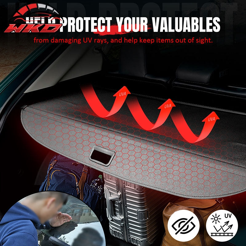 Wholesale 24-26 Traverse Acadia Enclave Carbon Fiber Texture Cargo Cover+Backrest Mat - Wikond Auto