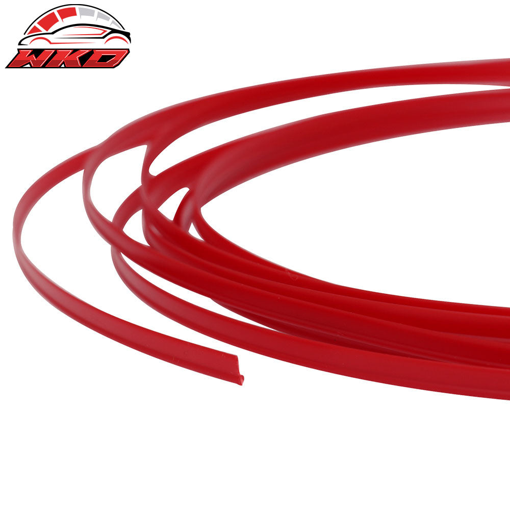 Universal Car Gap Red Line Moulding Trim Edge Interior Accessory Decor 5 Meters