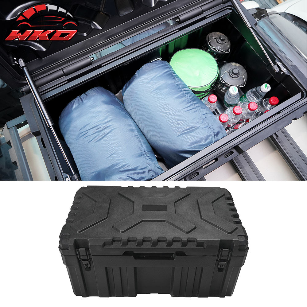 33.5X20X16" Universal Truck Pickup Tool Box 105L Storage Organizer Black MDPE