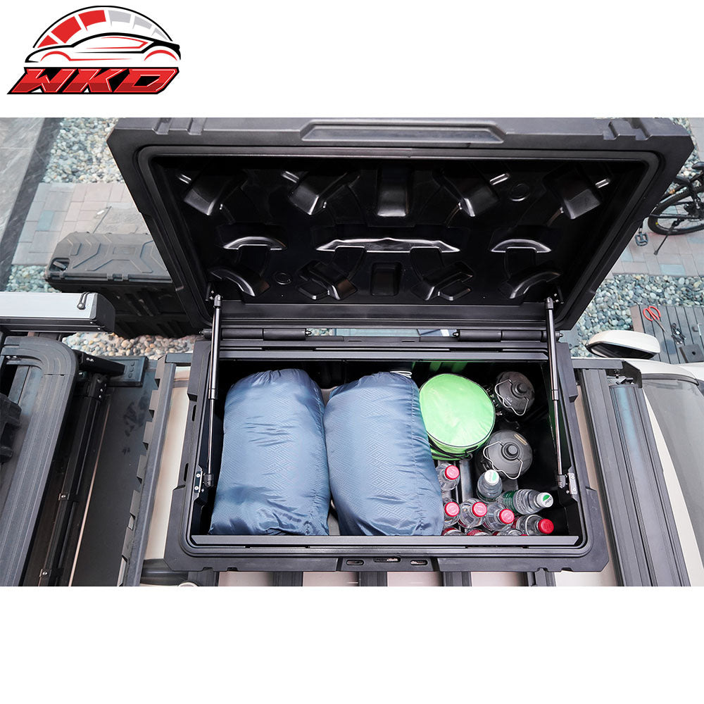 33.5X20X16" Universal Truck Pickup Tool Box 105L Storage Organizer Black MDPE