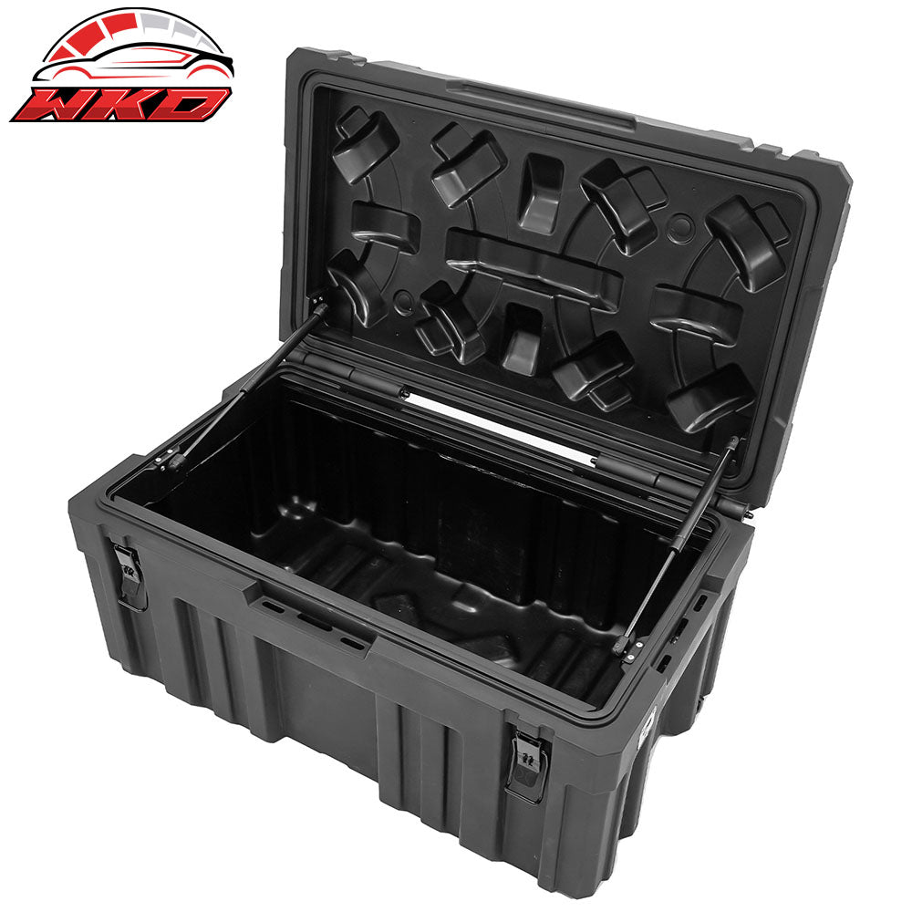 33.5X20X16" Universal Truck Pickup Tool Box 105L Storage Organizer Black MDPE
