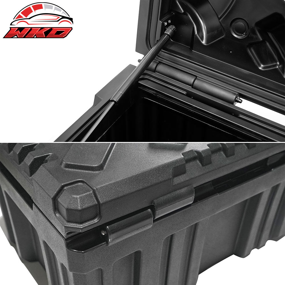 33.5X20X16" Universal Truck Pickup Tool Box 105L Storage Organizer Black MDPE