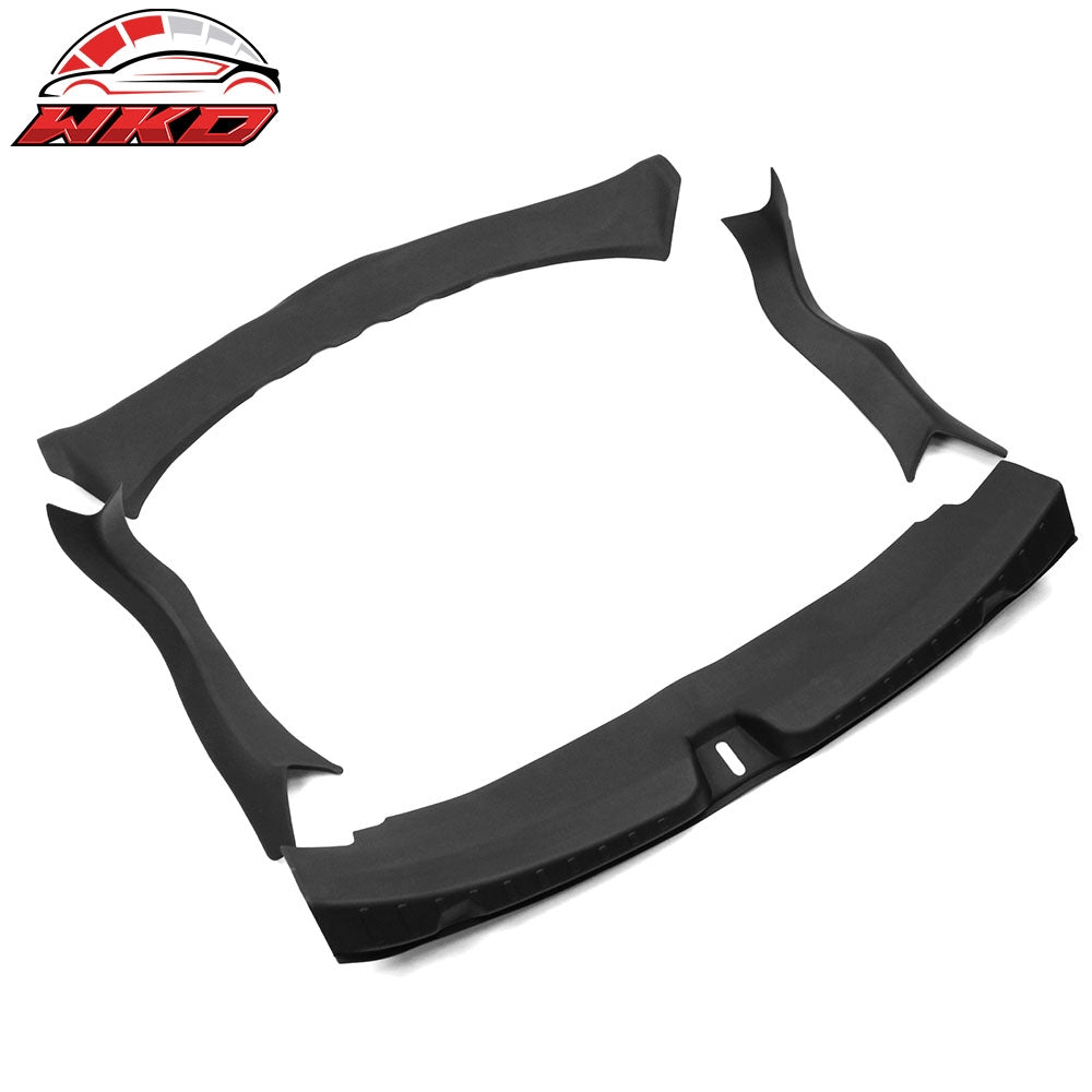 Fits 24-25 Tesla Model 3 Highland 4PCS TPE Rear Trunk Guard Protector Sill Plate