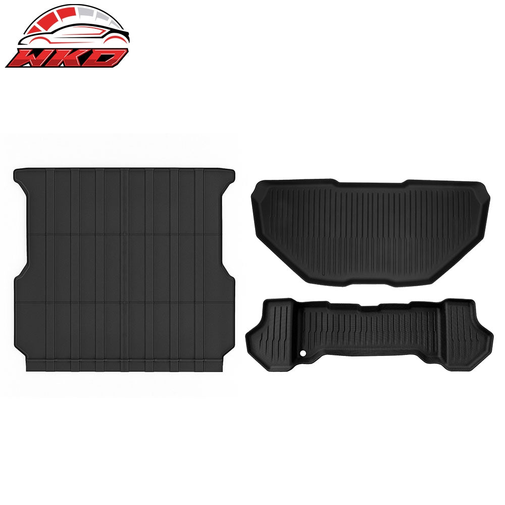 Wholesale 22-26 Rivian R1T Front Storage + Rear Truck Bed Mat TPE 3D Liner Cover