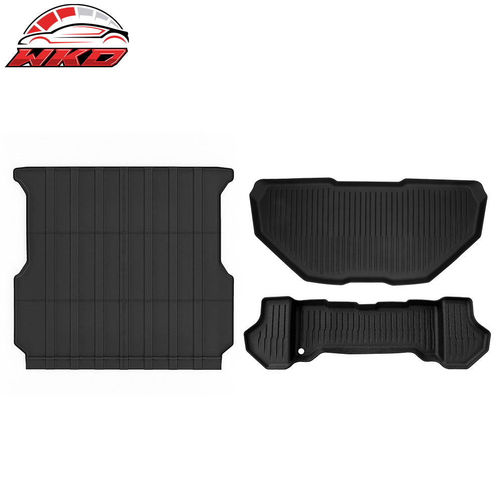 Wholesale 22-24 Rivian R1T Front Storage + Rear Truck Bed Mat TPE 3D Liner Cover