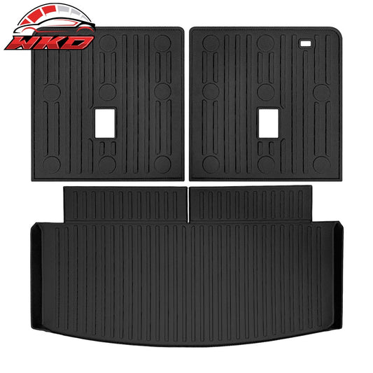 20-26 Ford Explorer 3D Rear Trunk Mat Cargo Liner Cover & Backrest Mat TPE | Wholesale