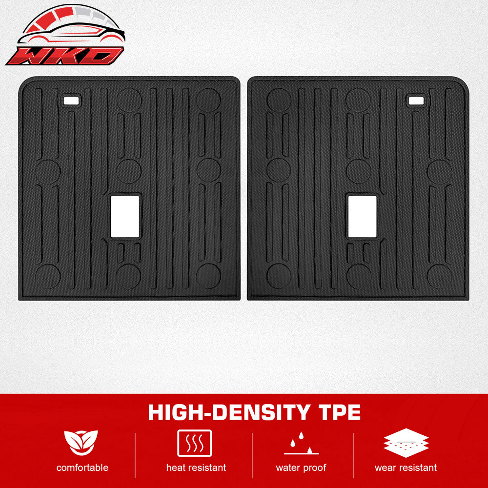 Fits 20-25 Ford Explorer 3D Rear Trunk Mat Cargo Liner Cover & Backrest Mat TPE