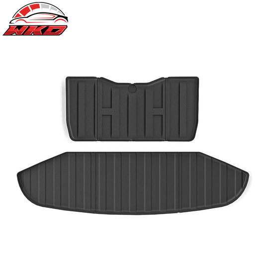 Wholesale 23-24 Tesla Cybertruck 3D Front Rear Trunk Mats Cargo Protector Liners TPE