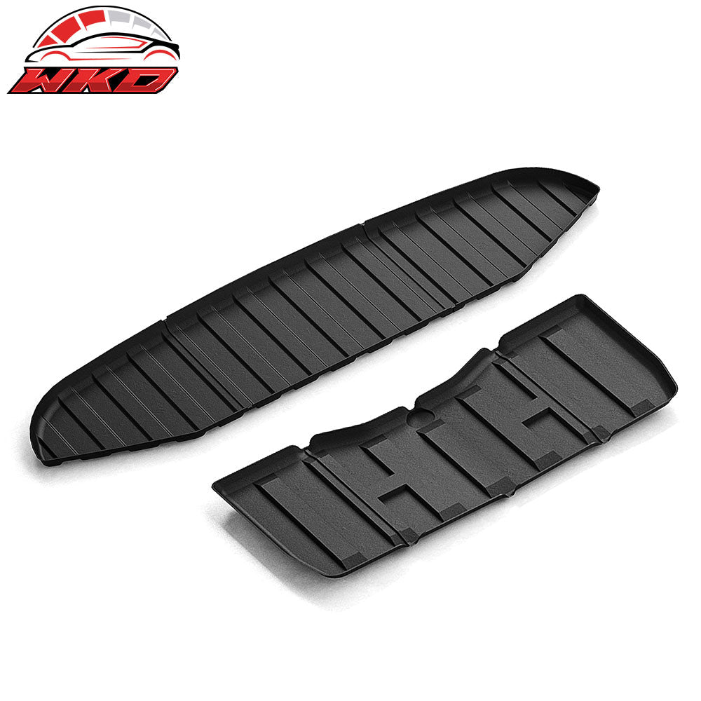 Fits 23-24 Tesla Cybertruck 3D Front Rear Trunk Mats Cargo Protector Liners TPE