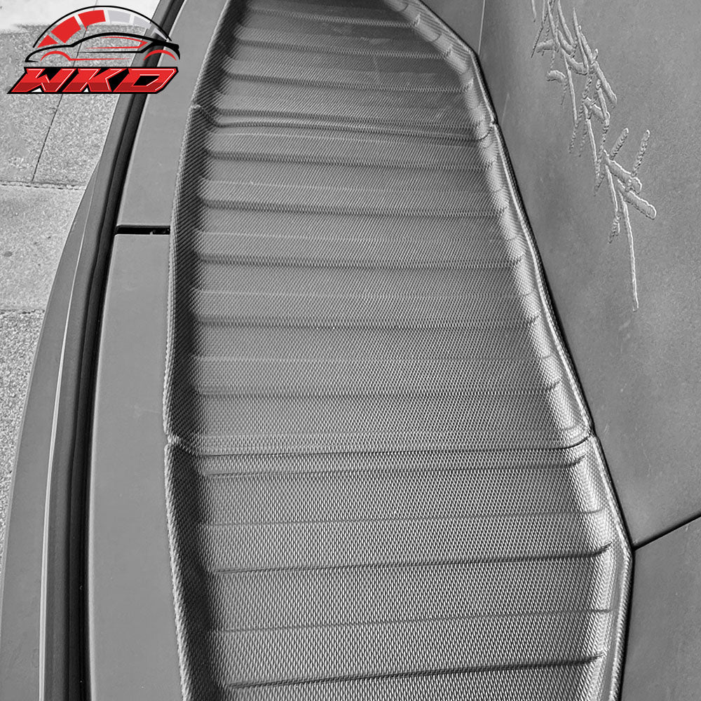 Fits 23-24 Tesla Cybertruck 3D Front Rear Trunk Mats Cargo Protector Liners TPE