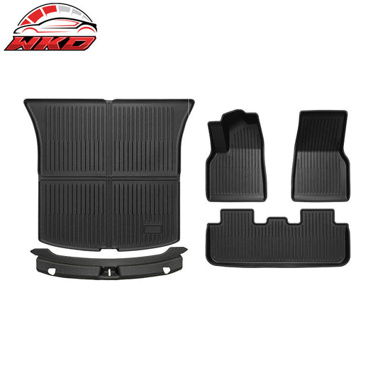 Wholesale 2026 Tesla Model Y Juniper TPE Rear Bumper Protector + Floor + Trunk Mats