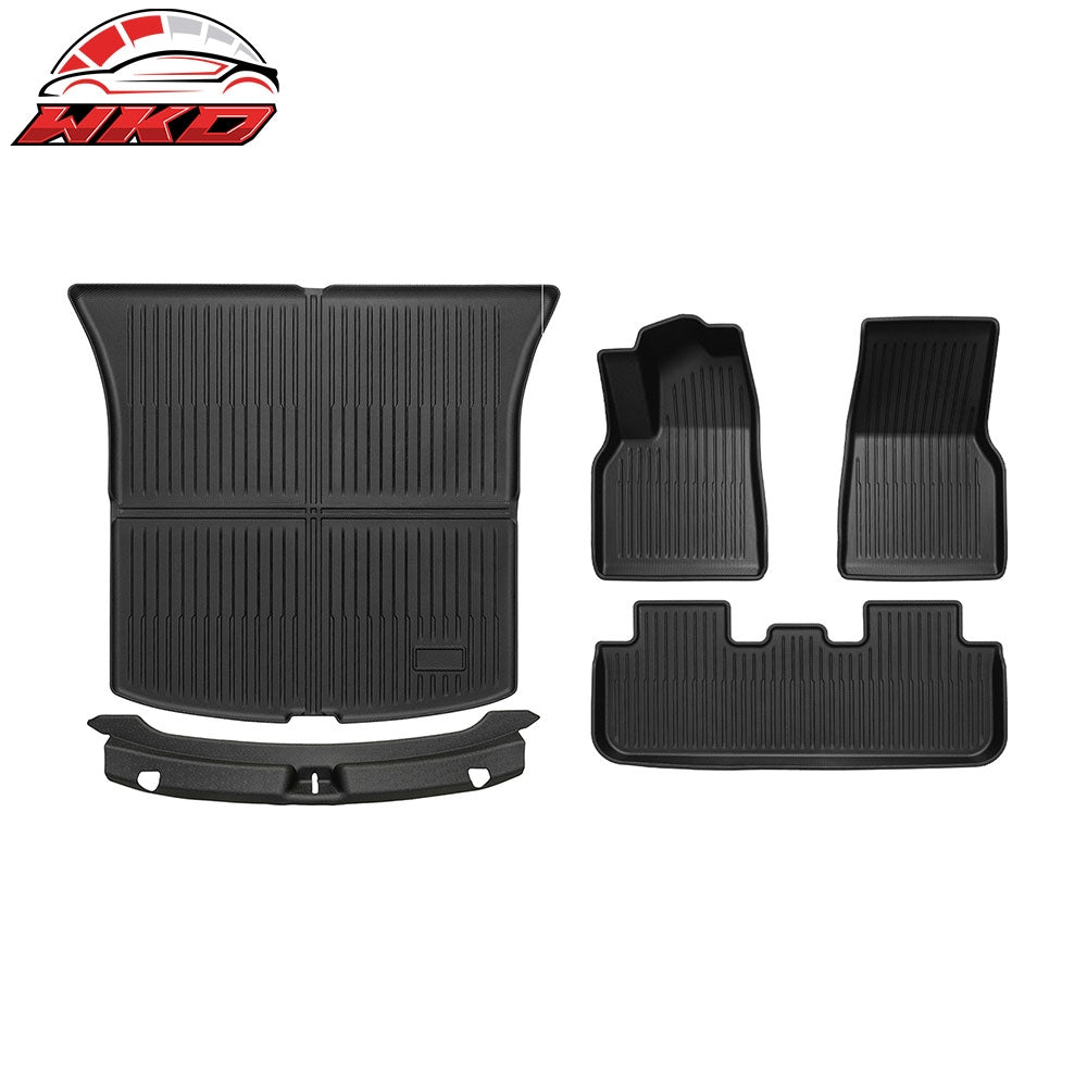 Wholesale 2026 Tesla Model Y Juniper TPE Rear Bumper Protector + Floor + Trunk Mats