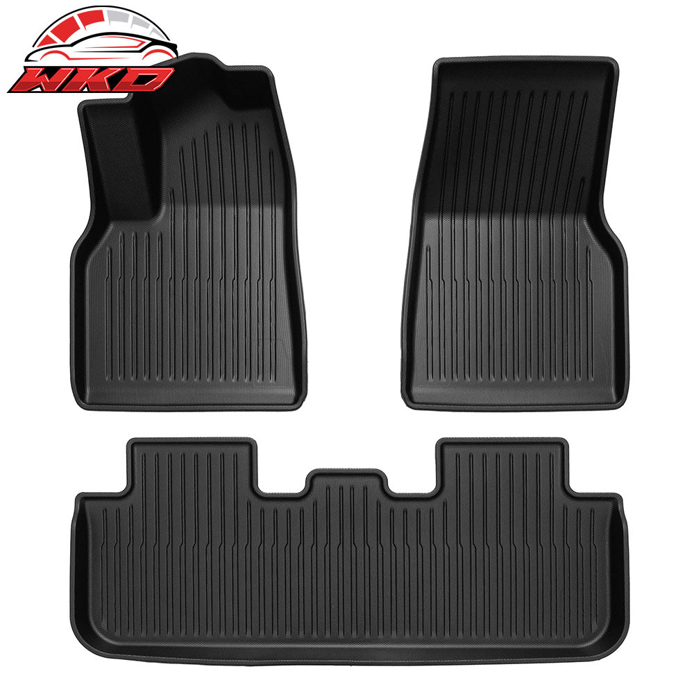 Fits 2026 Tesla Model Y Juniper TPE Rear Bumper Protector + Floor + Trunk Mats